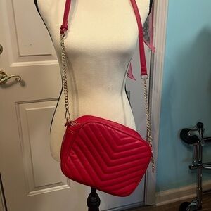 Red crossbody